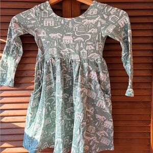 Hanna Andersson Winter Village Skater Dress